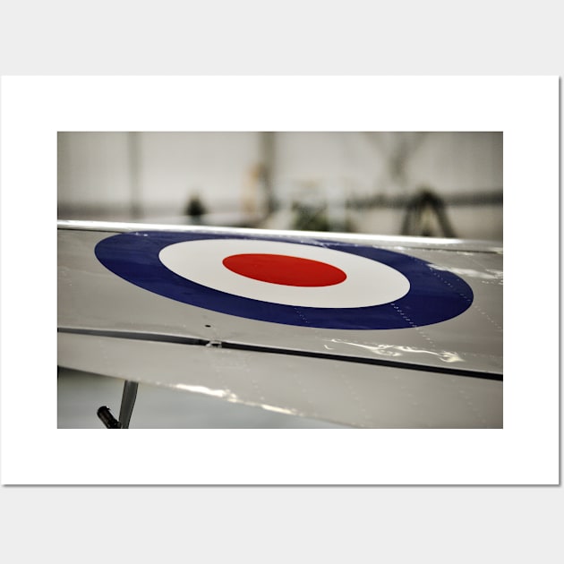 Roundel on the wing of a Spitfire Wall Art by richflintphoto